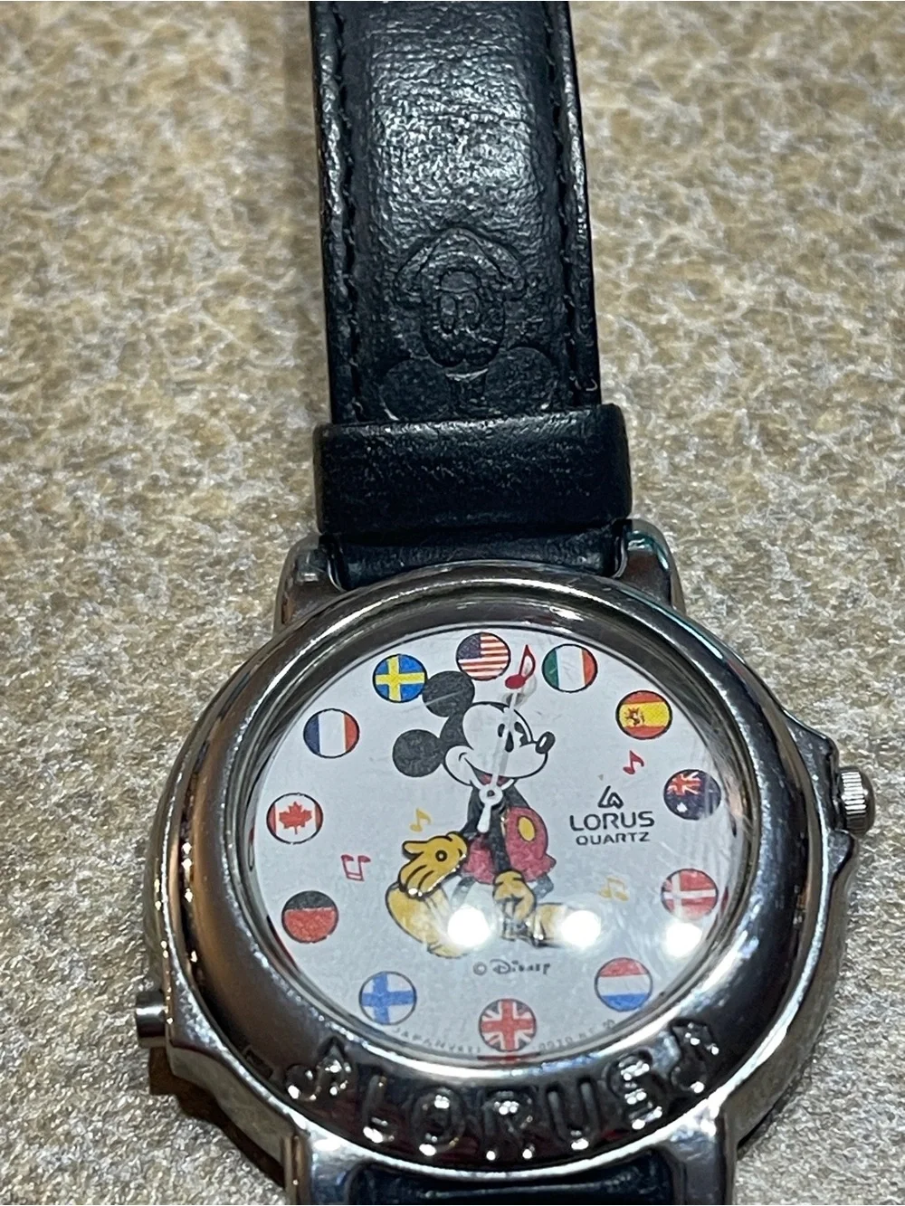 Mickey Mouse flag of the world 1990